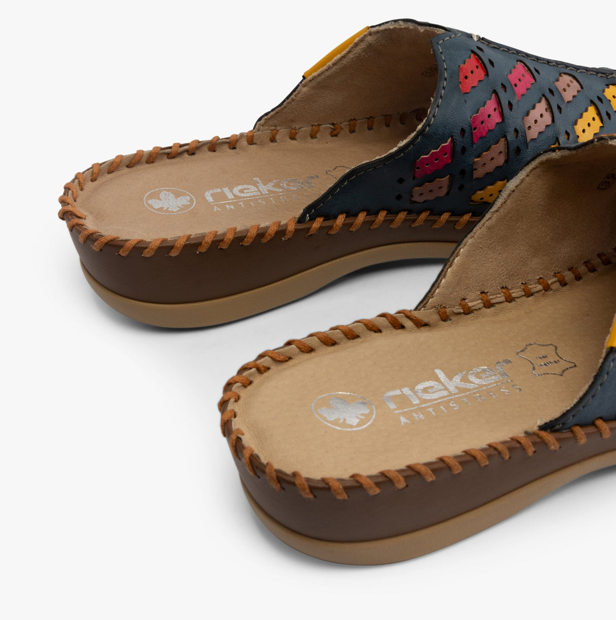 Rieker 61336-90 Womens Sandals Blue