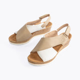 Rieker 61975-62 Womens Sandals Beige