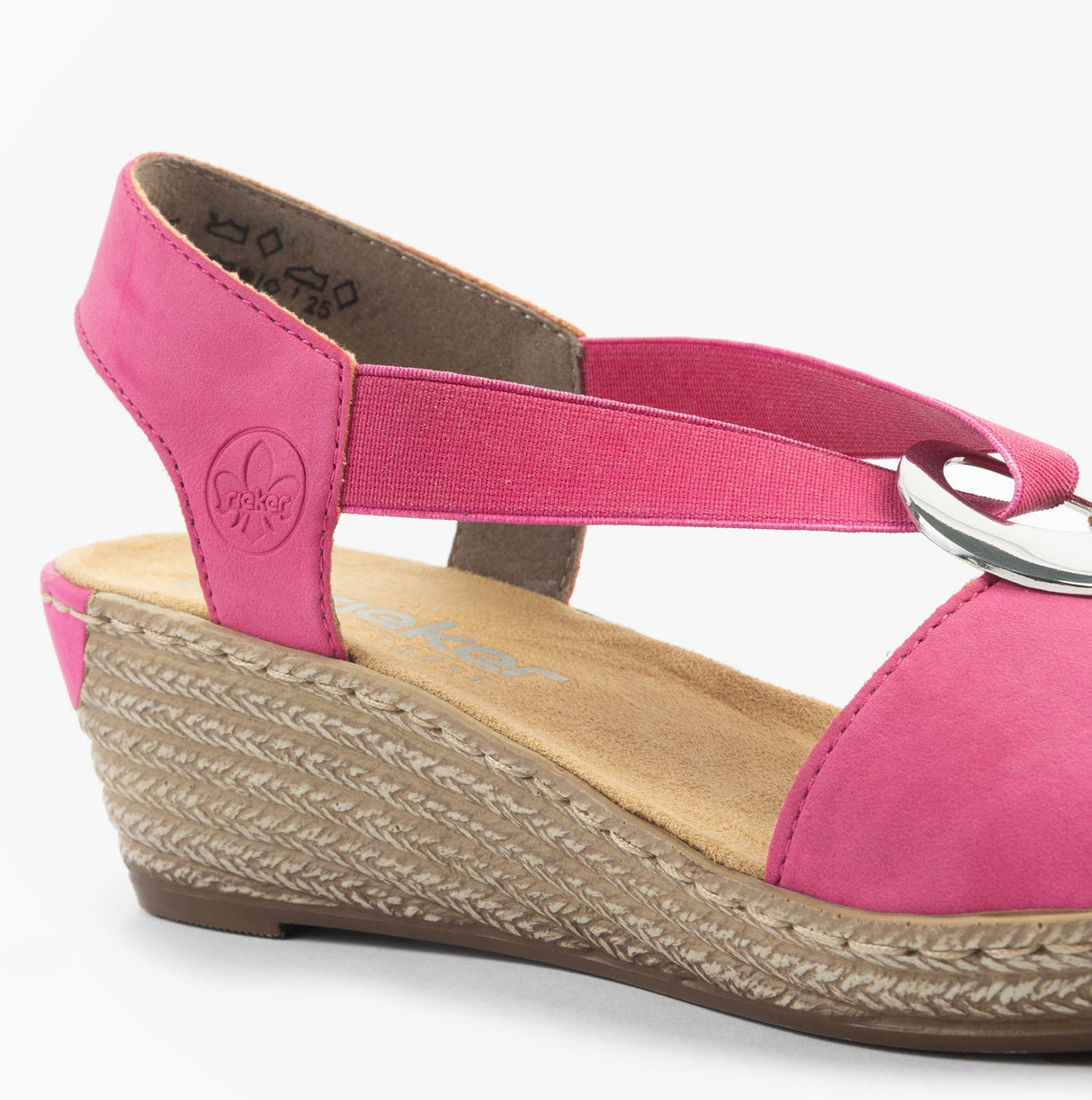 Rieker 624H6-32 Womens Sandals Pink