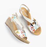 Rieker 624H6-91 Womens Sandals Multi