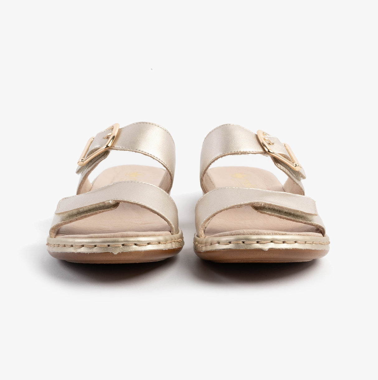 Rieker 65957-90 Womens Sandals Gold