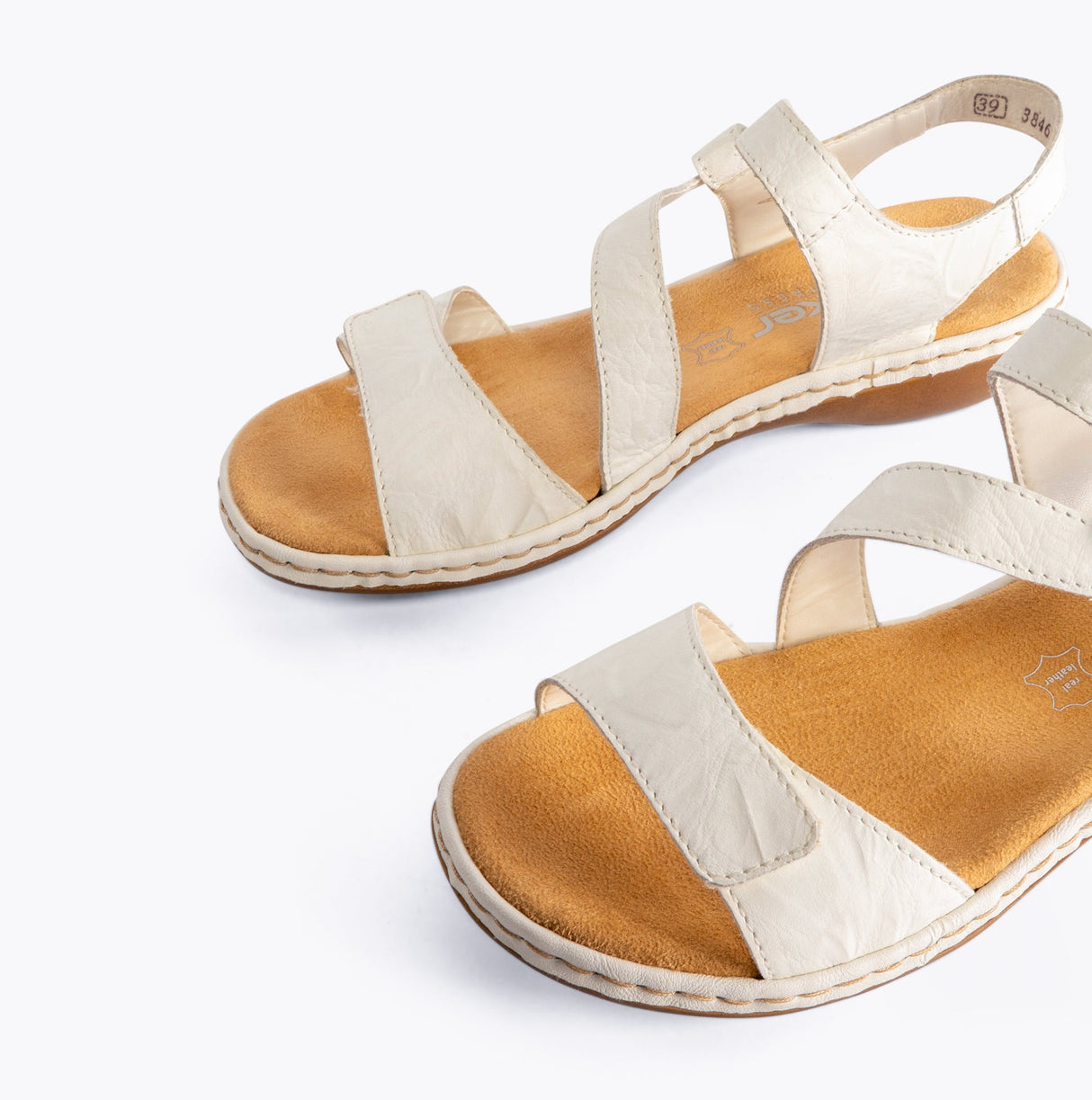 Rieker 659C7-80 Womens Sandals White