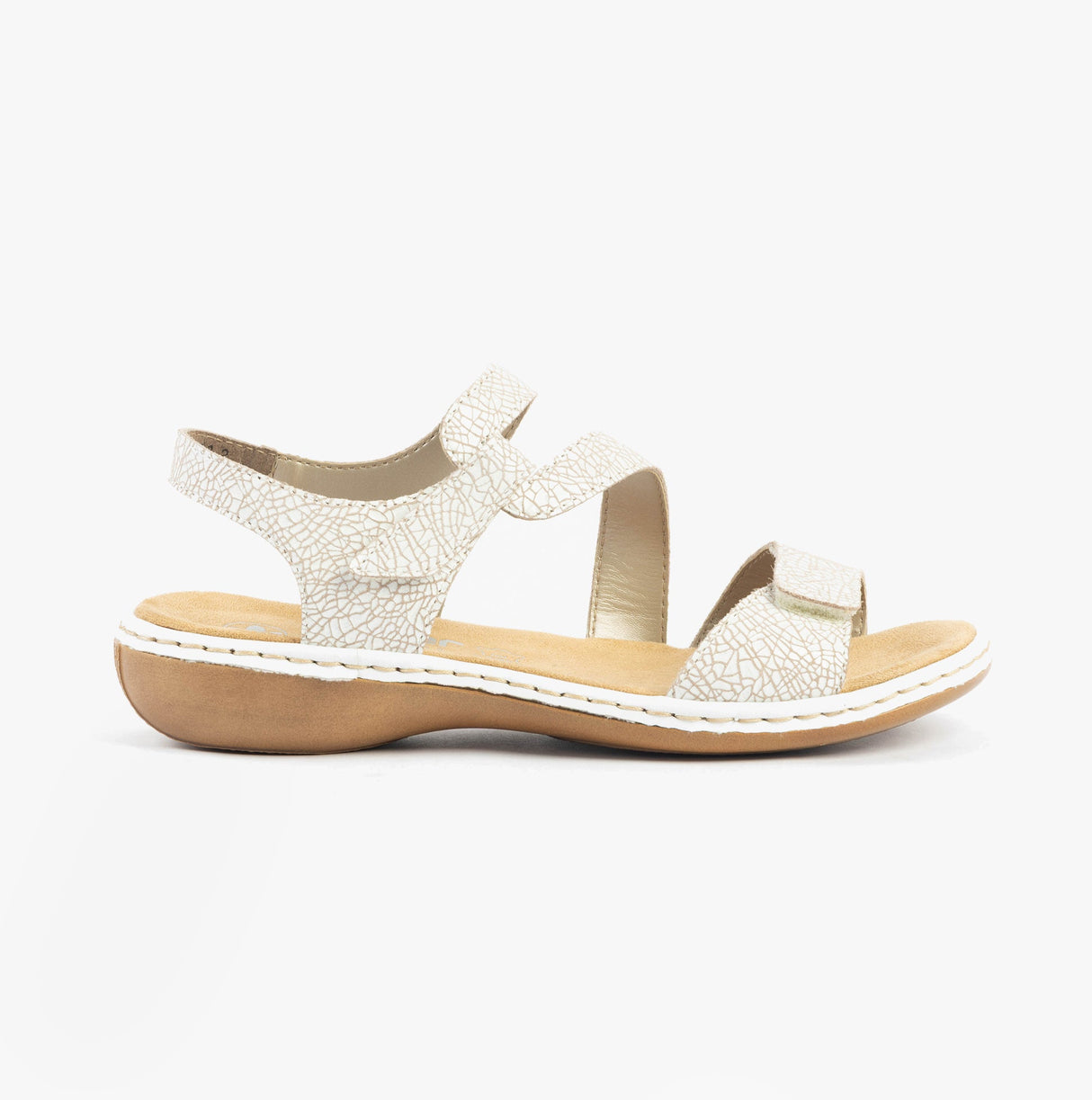 Rieker 659C7-81 Womens Sandals White