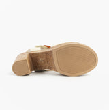 Rieker 66876-60 Womens Sandals Beige