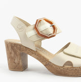 Rieker 66876-60 Womens Sandals Beige