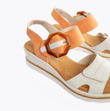 Rieker 67476-38 Womens Sandals White