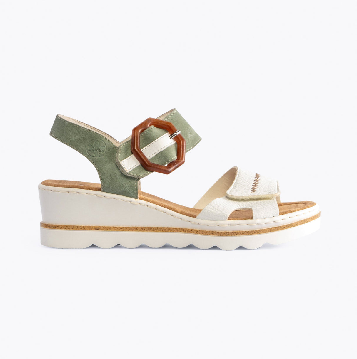 Rieker 67476-81 Womens Sandals Green