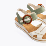 Rieker 67476-81 Womens Sandals Green