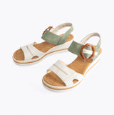 Rieker 67476-81 Womens Sandals Green