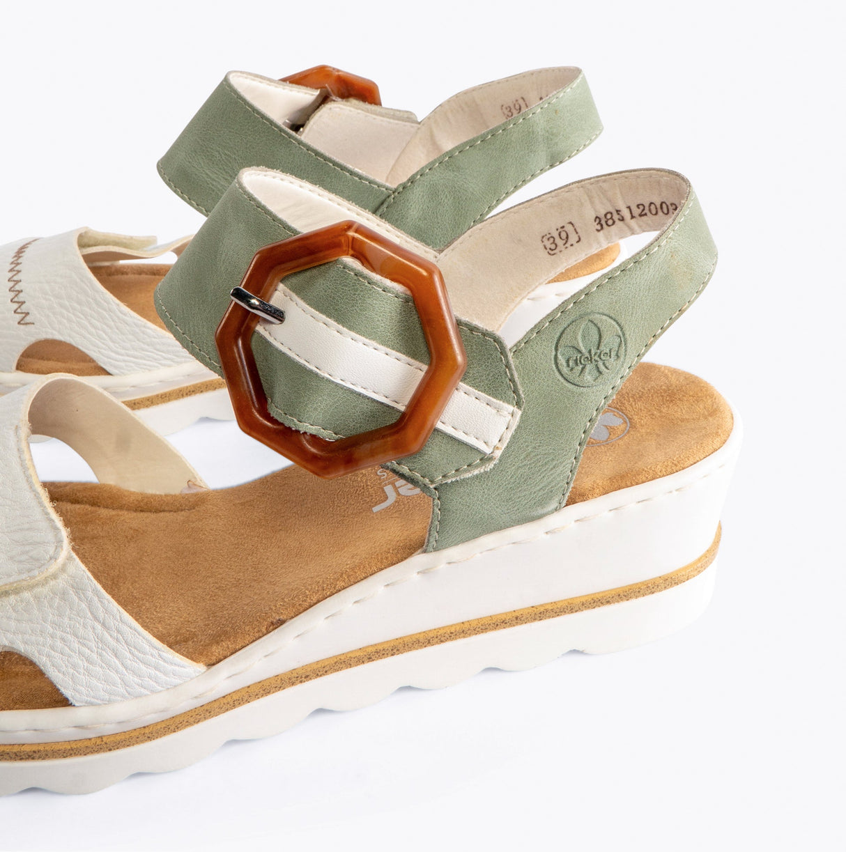 Rieker 67476-81 Womens Sandals Green