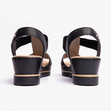 Rieker 67498-00 Womens Sandals Black