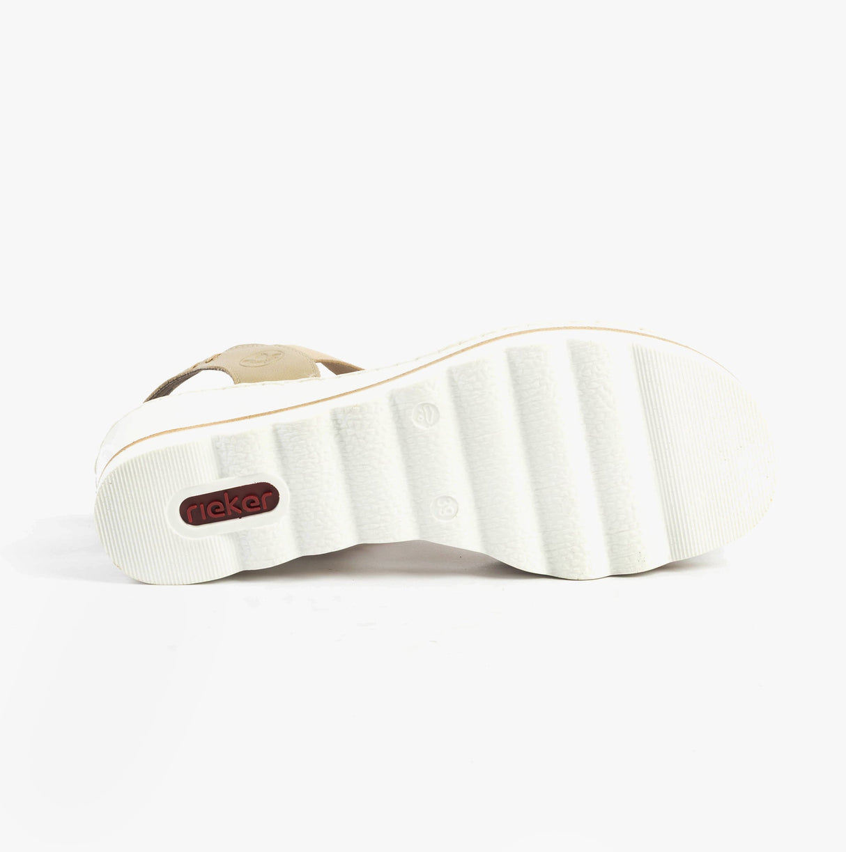 Rieker 67498-62 Womens Sandals Beige
