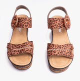 Rieker 68176-90 Womens Sandals Brown