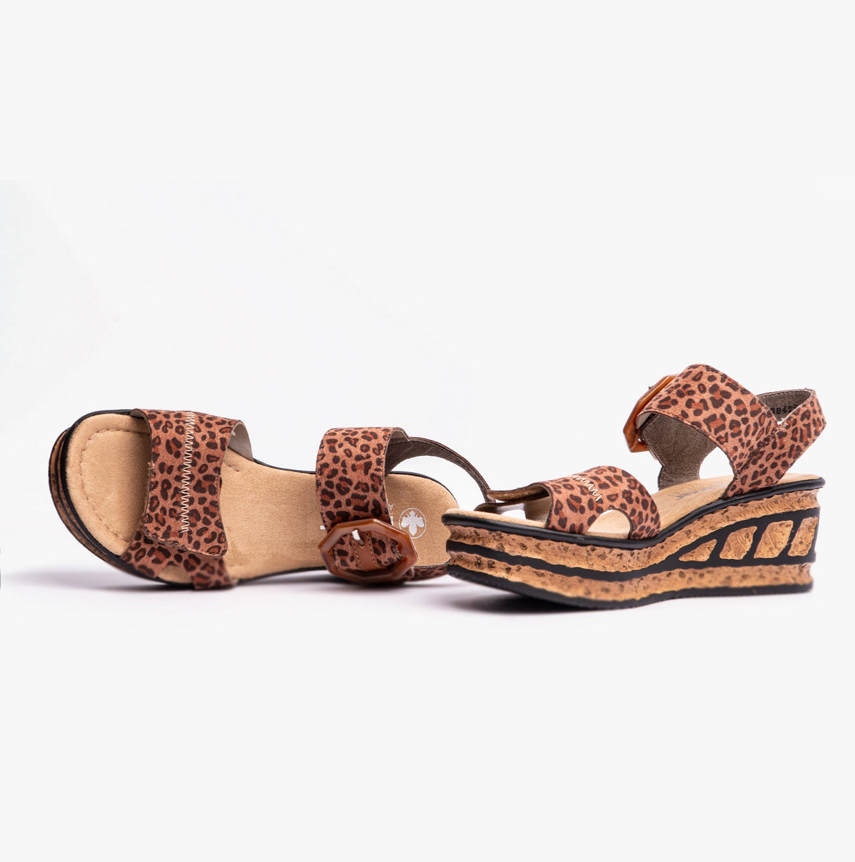 Rieker 68176-90 Womens Sandals Brown