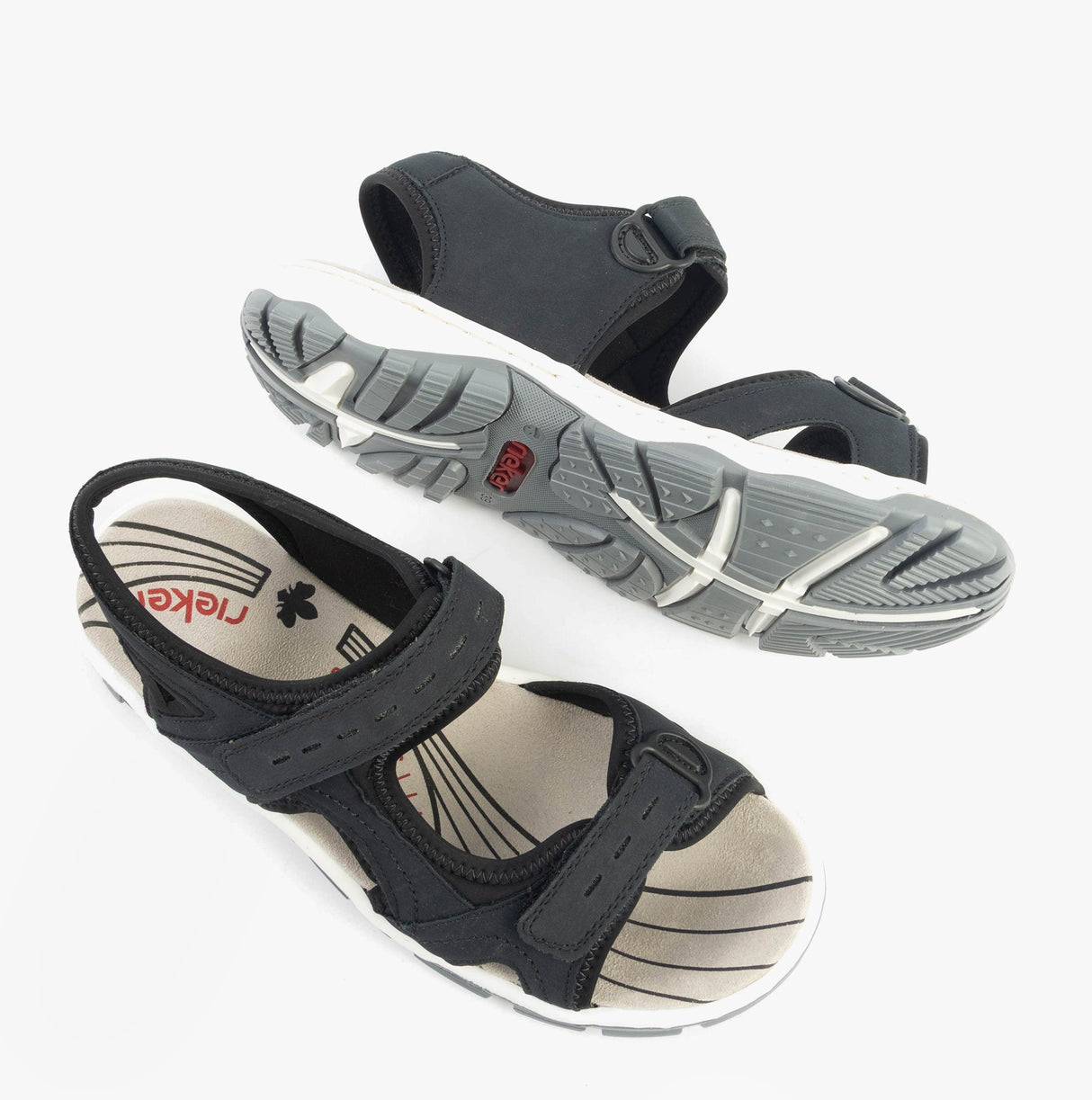 Rieker 68866-14 Womens Sandals Blue