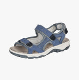 Rieker 68874-14 Womens Sandals Blue