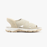 Rieker 68895-64 Womens Sandals Beige