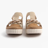Rieker 69158-60 Womens Sandals Beige