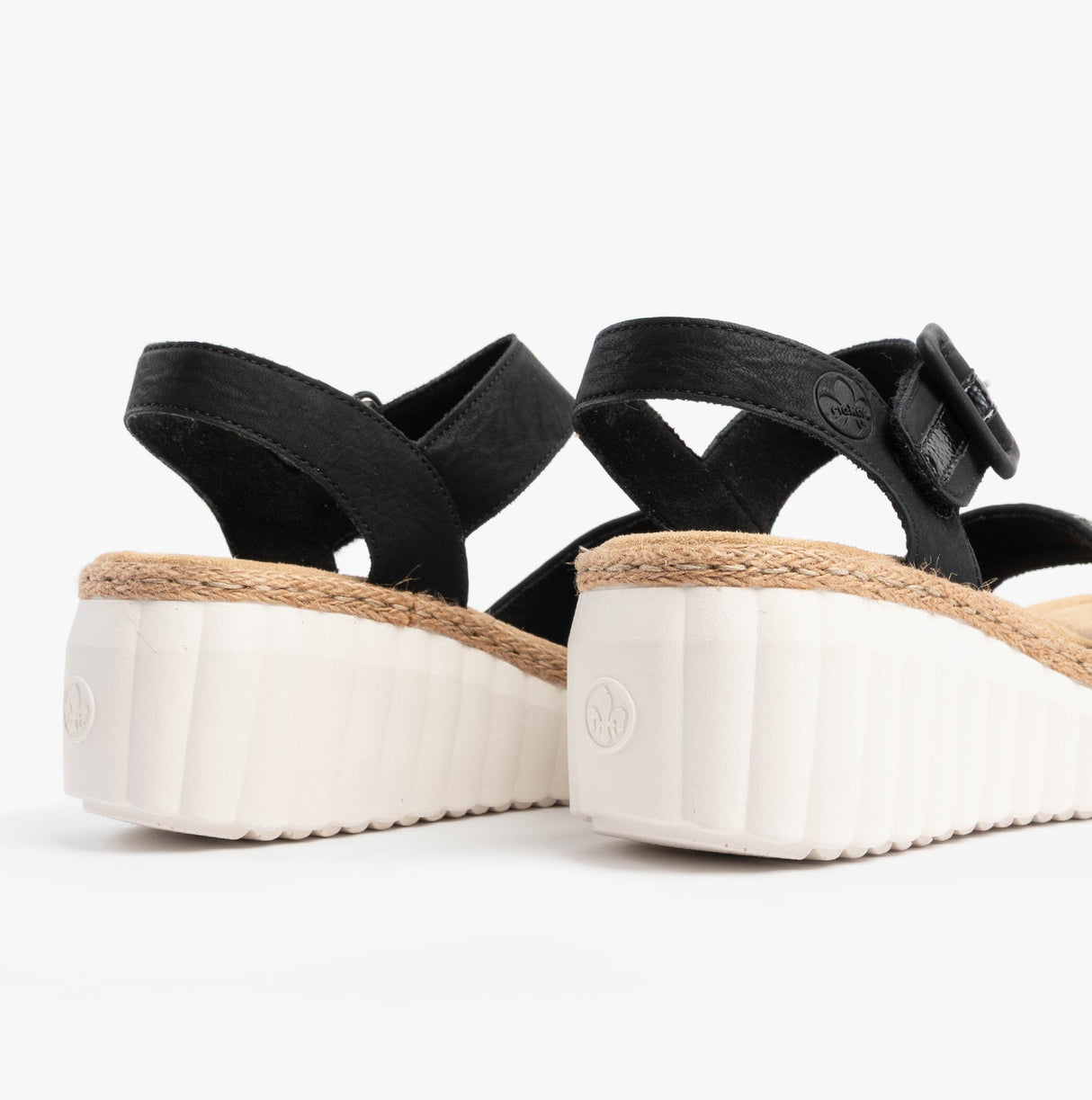 Rieker 69176-00 Womens Sandals Black