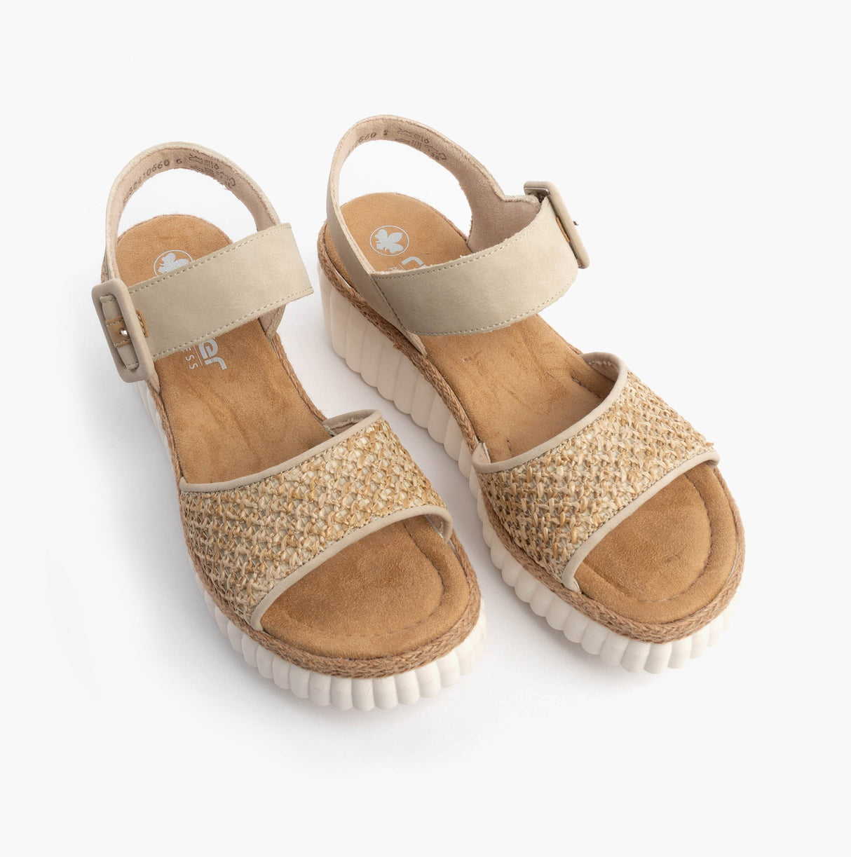 Rieker 69176-62 Womens Sandals Beige