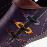 Rieker 72581-30 Womens Ankle Boots Purple