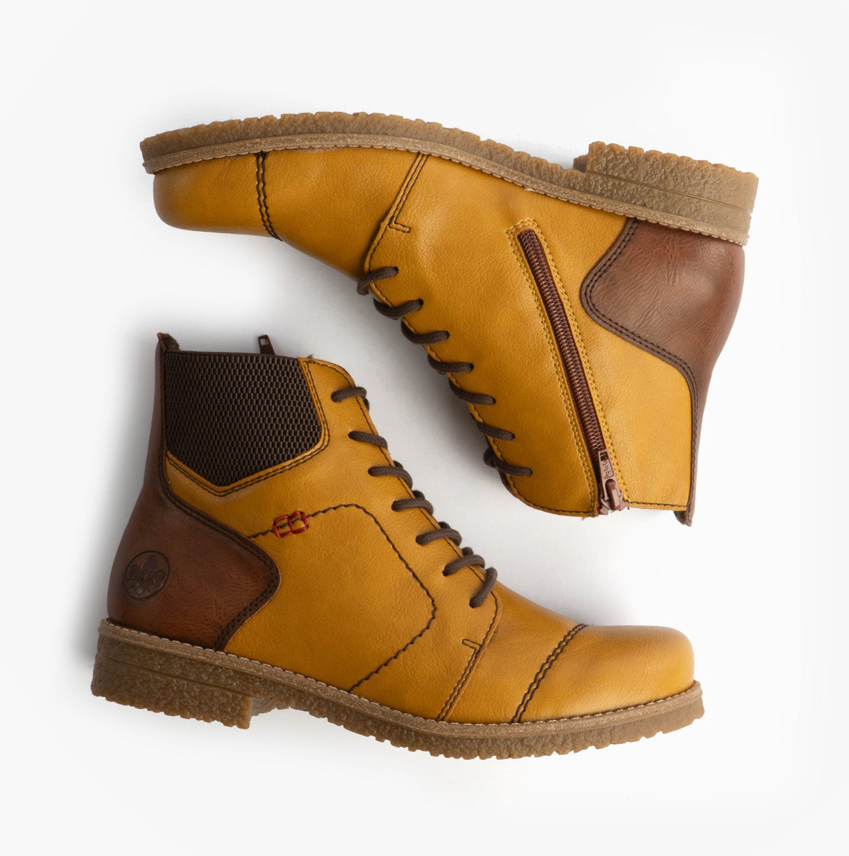 Rieker 73522-68 Womens Boots Yellow