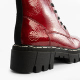 Rieker 74020-33 Womens Boots Red