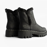 Rieker 74082-00 Womens Boots Black