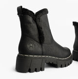 Rieker 74082-00 Womens Boots Black