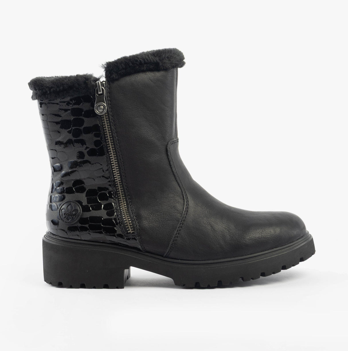 Rieker 76061-00 Womens Boots Black