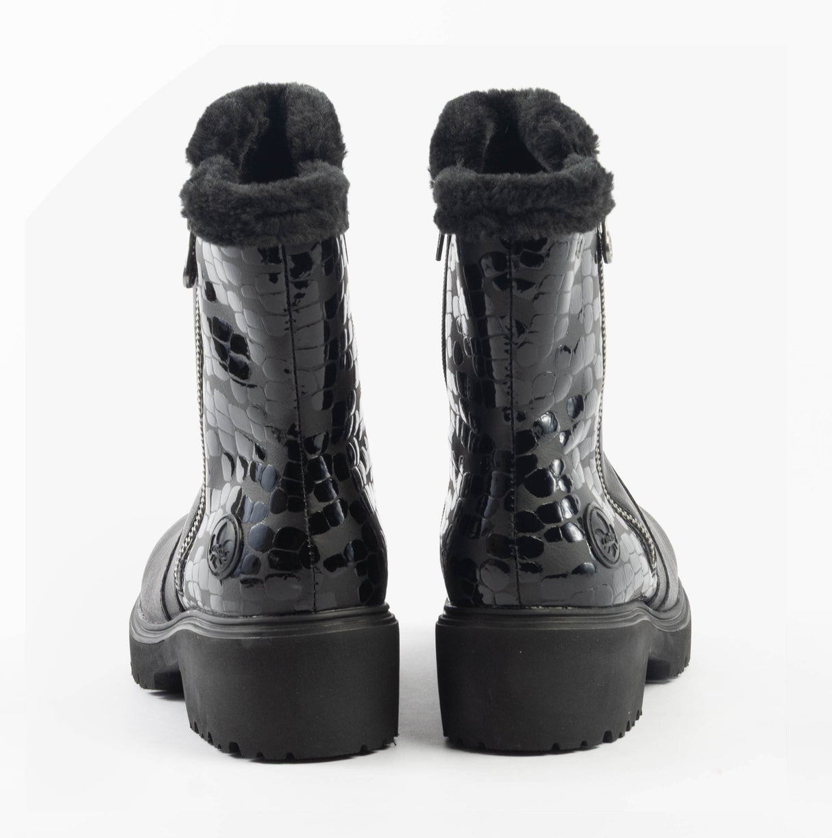 Rieker 76061-00 Womens Boots Black