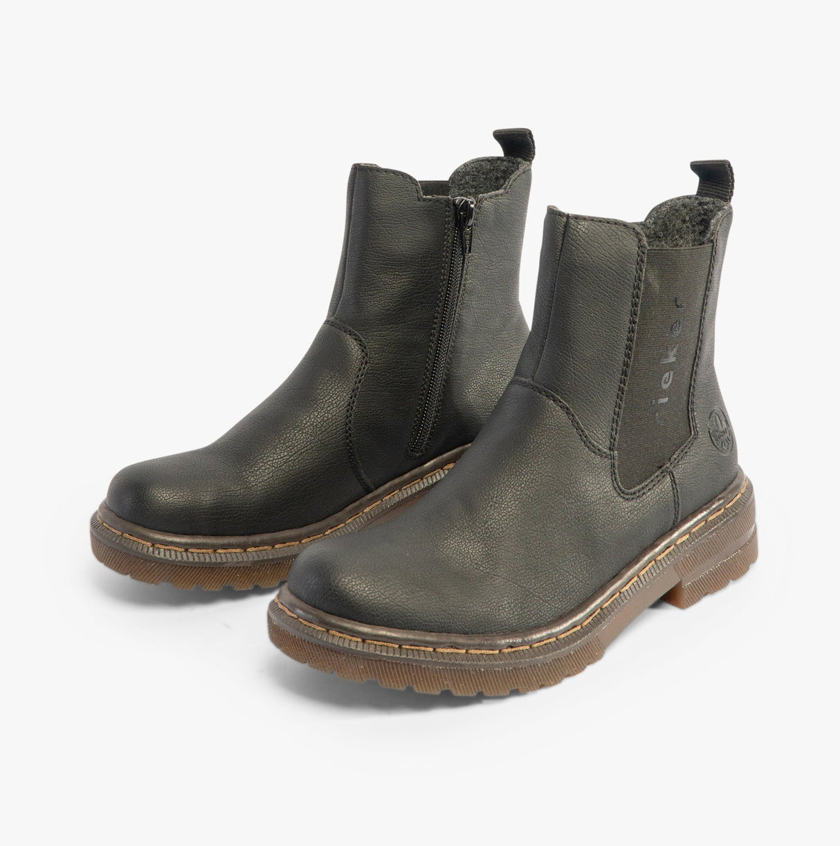 Rieker 78292-00 Womens Ankle Boots Black