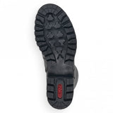 Rieker 78544-00 Womens Leather Mid-Calf Boots Black