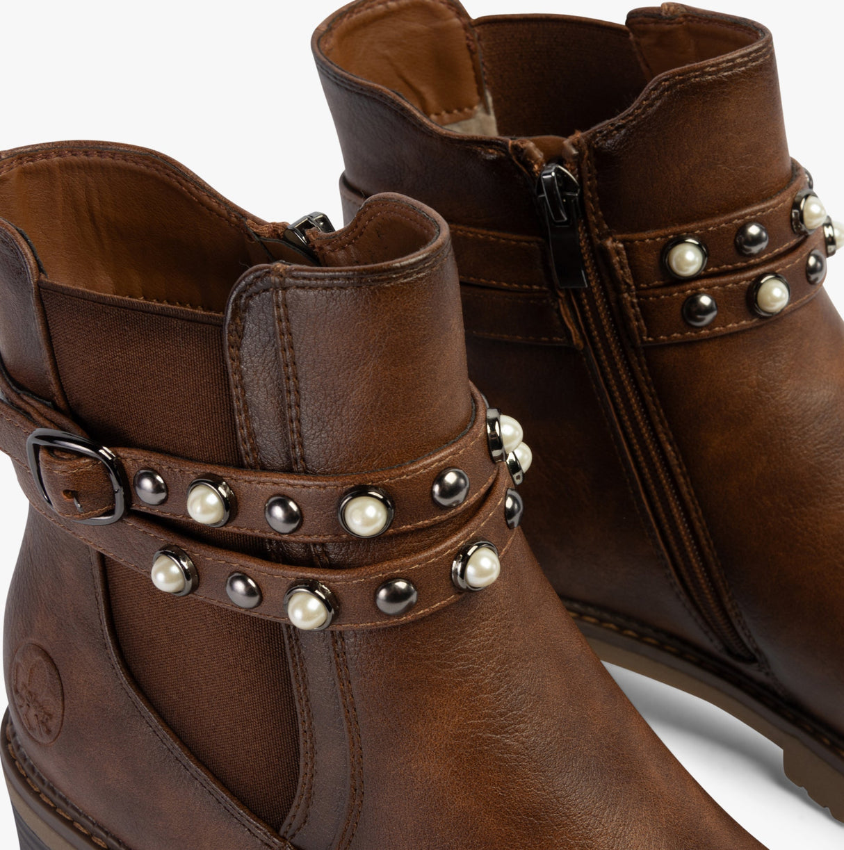 Rieker 92064-25 Womens Boots Brown