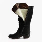 Rieker 93655-00 Womens Knee High Boots Black