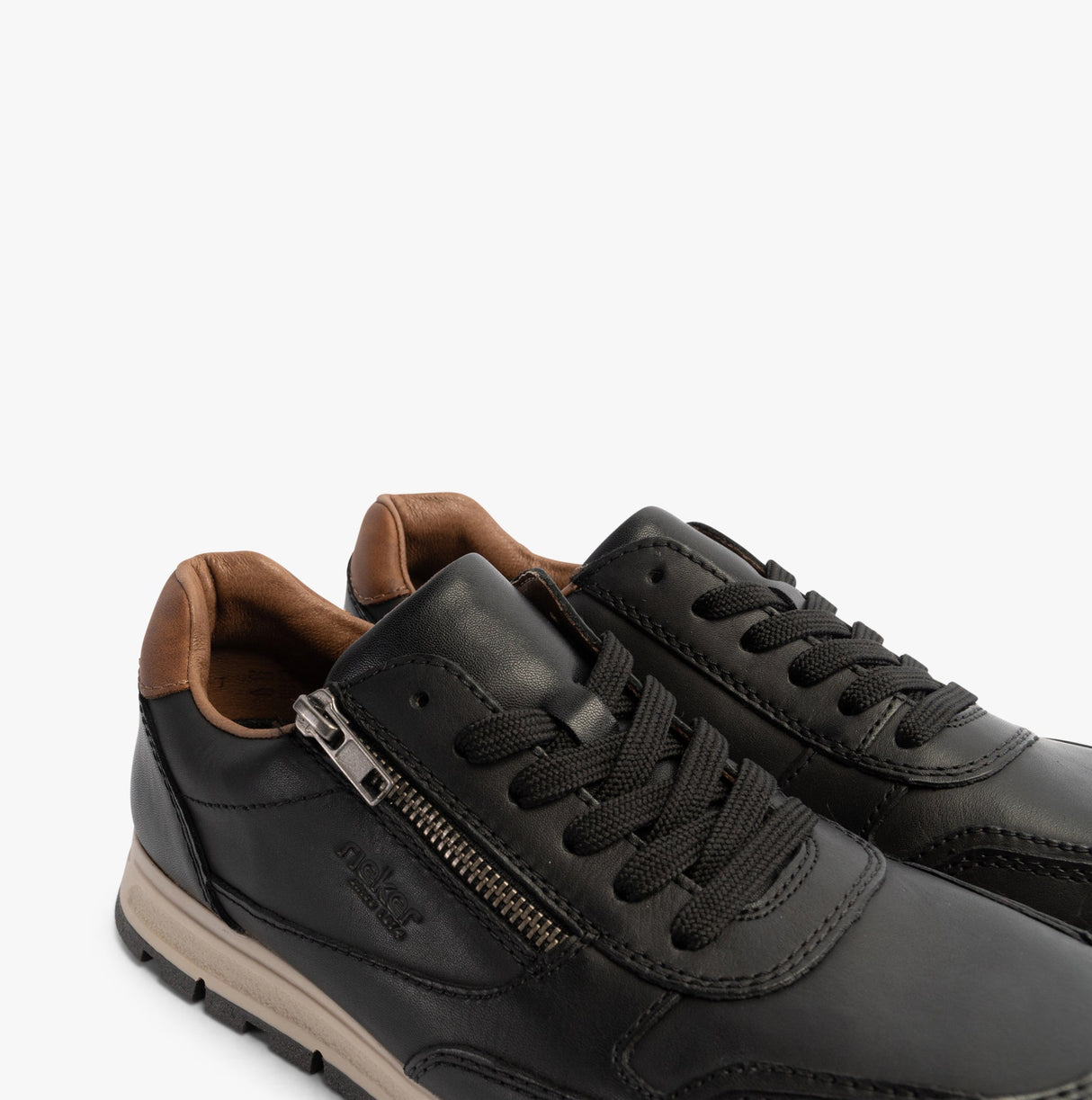 Rieker B0504-00 Mens Shoes Black