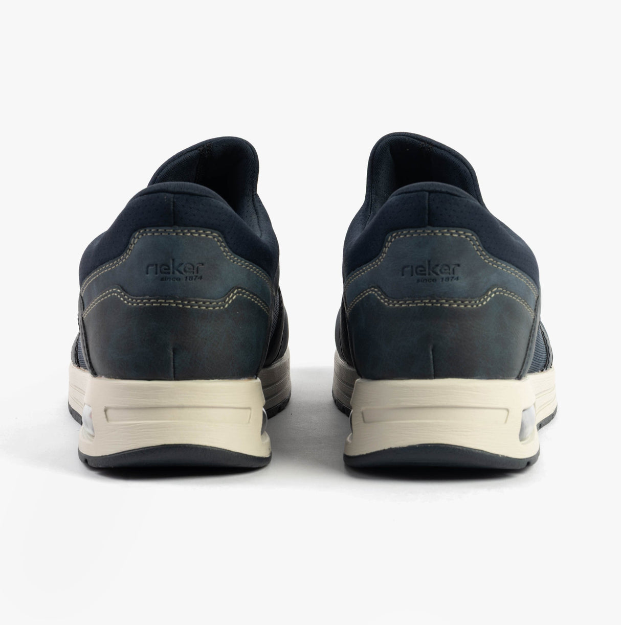 Rieker B1053-14 Mens Shoes Blue