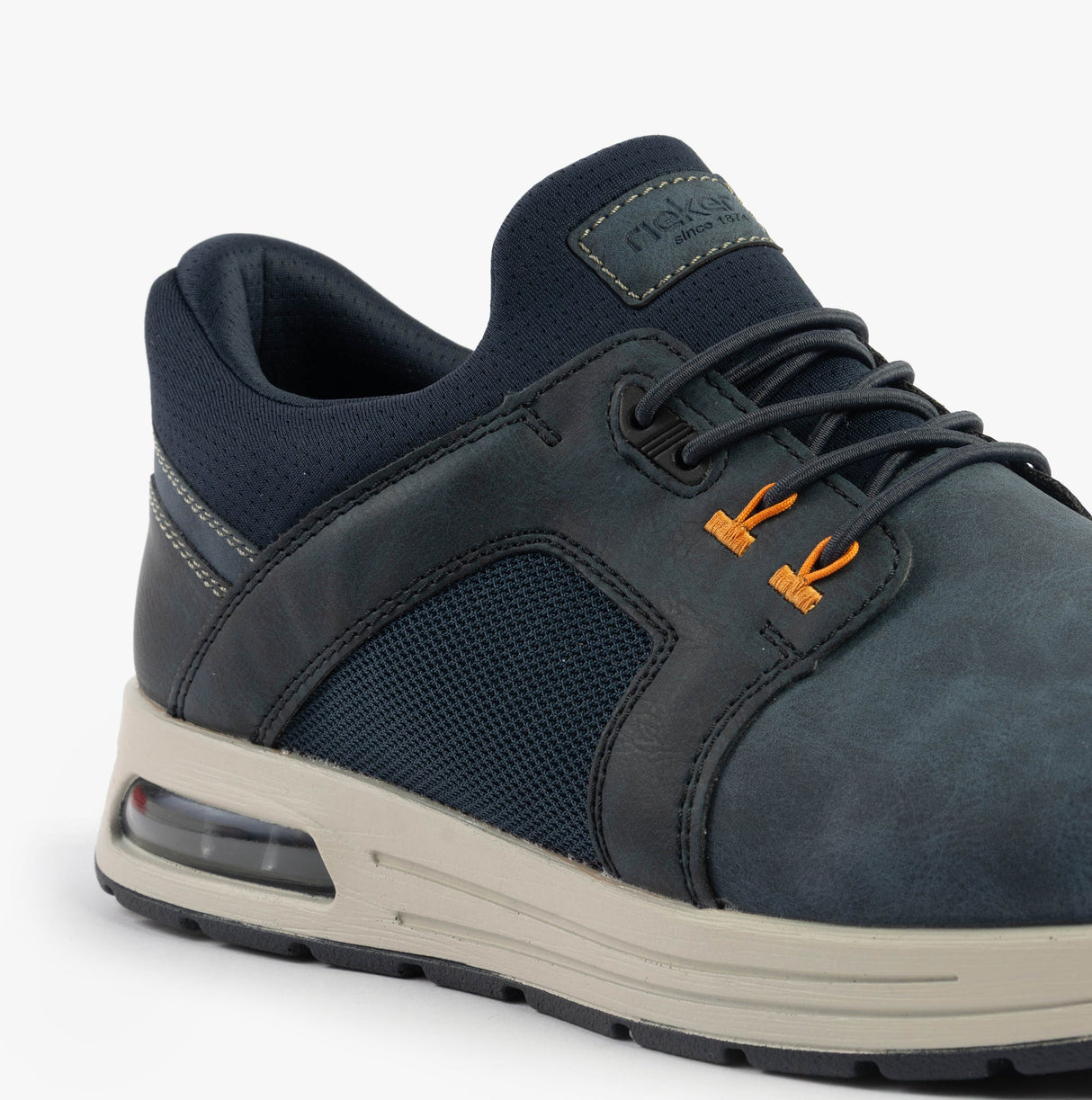 Rieker B1053-14 Mens Shoes Blue