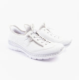 Rieker Womens Shoes White Combination