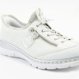 Rieker Womens Shoes White Combination