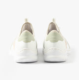 Rieker L32G9-80 Womens Shoes White Combination