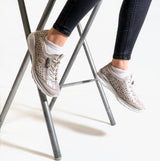 Rieker L32P6-90 Womens Shoes Metallic