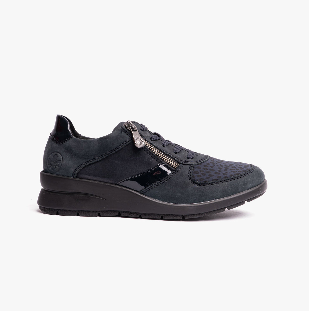 Rieker L4821-14 Womens Shoes Blue