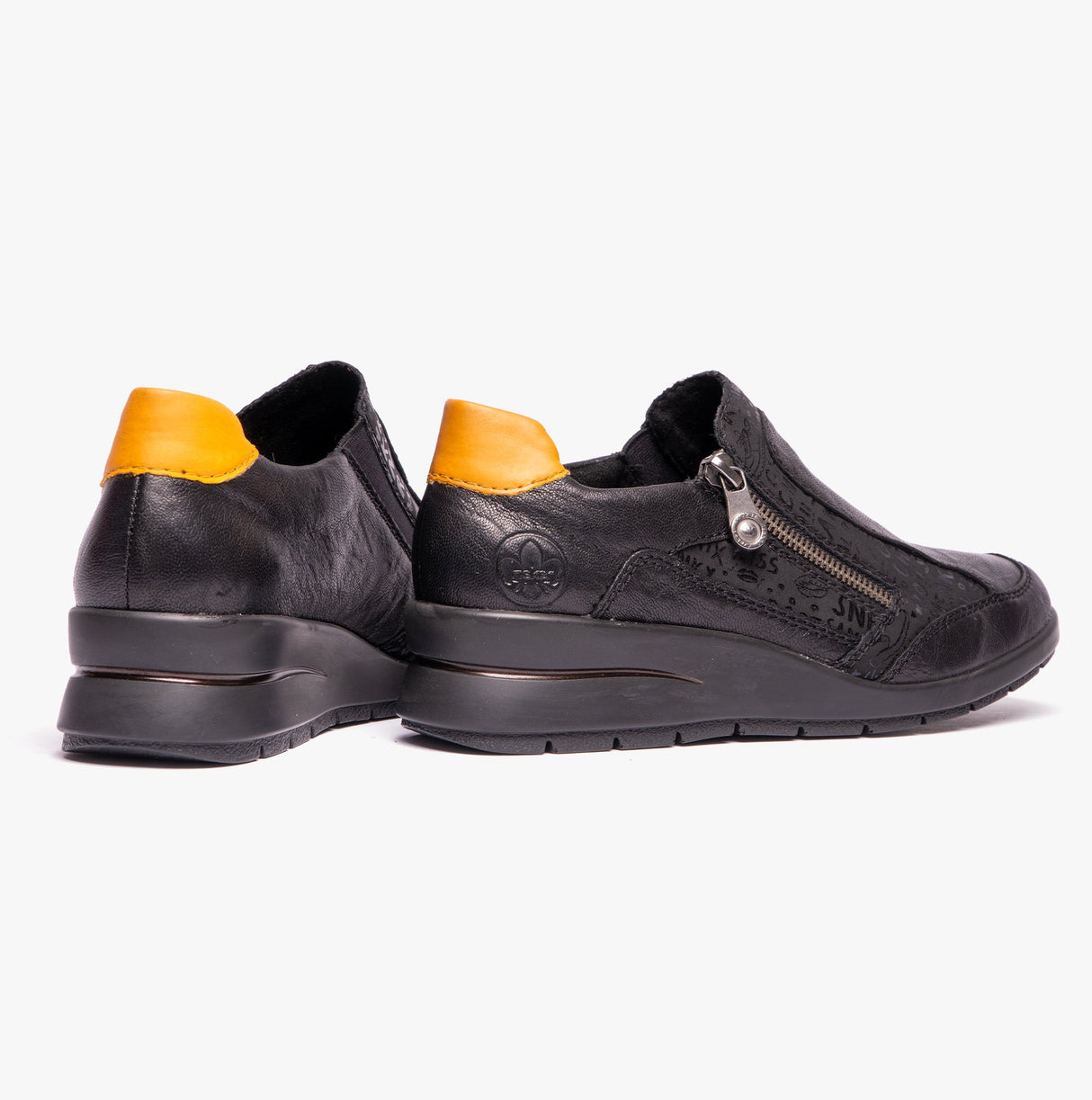 Rieker L4850-00 Womens Shoes Black