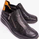 Rieker L4850-00 Womens Shoes Black