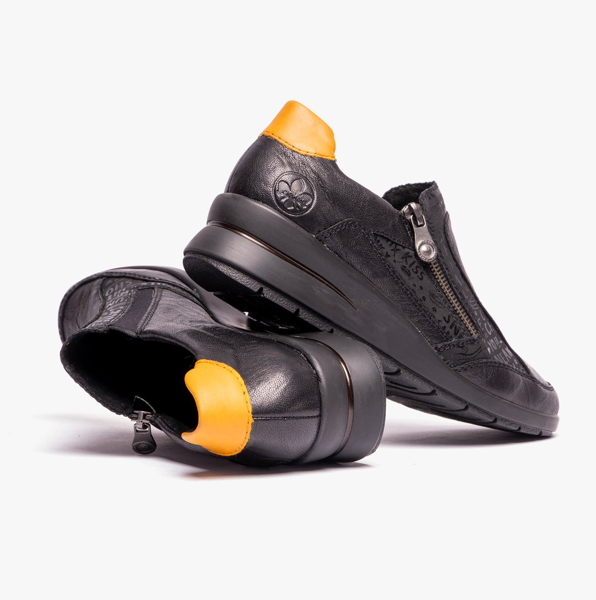 Rieker L4850-00 Womens Shoes Black