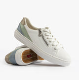 Rieker L5900-80 Womens Shoes White
