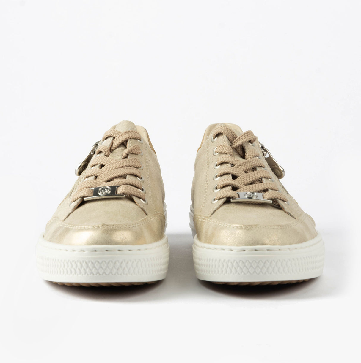 Rieker L5903-62 Womens Shoes Beige