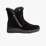 Rieker L7162-00 Womens Ankle Boots Black