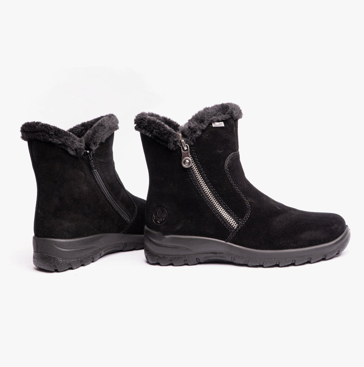 Rieker L7162-00 Womens Ankle Boots Black